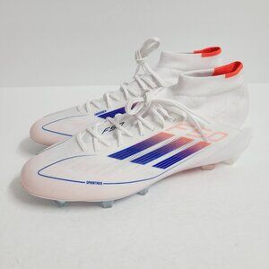 NEW Adidas Womens F50 Elite Mid FG Soccer Cleats ID9203 Size 10 White